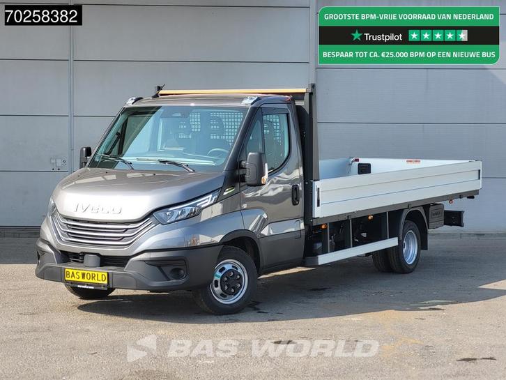 Iveco Daily 35C21 3.0L Automaat 210PK 2025-Model Open laadba, Auto's, Bestelwagens en Lichte vracht, Bedrijf, Te koop, Centrale vergrendeling