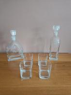 Set de carafes vintage « Luigi Bormioli » + verres, Enlèvement