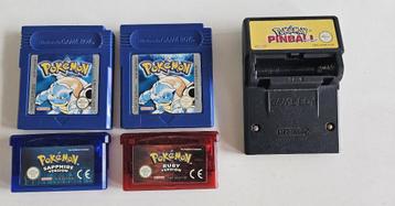 Gameboy /GBA Pokémon games beschikbaar voor biedingen