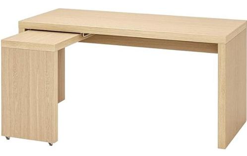 Ikea Malm bureau met hoek, Huis en Inrichting, Bureaus, Zo goed als nieuw, Bureau, Ophalen