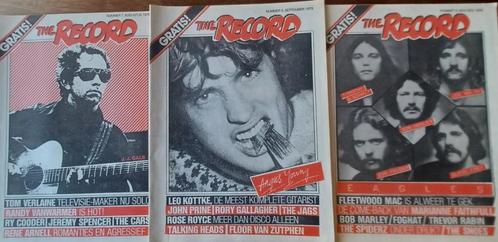 3x THE RECORD// muziekmaandblad // 1979 // nrs 7/8/10 //, Verzamelen, Tijdschriften, Kranten en Knipsels, Tijdschrift, Ophalen of Verzenden