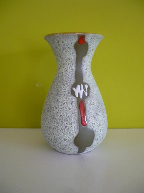 mooie vintage fifties vaas Jasba keramik West-Germany, Antiquités & Art, Antiquités | Vases, Enlèvement ou Envoi