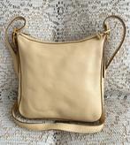 DELVAUX schoudertas van onberispelijk beige leer, Ophalen of Verzenden, Zwart, Leer