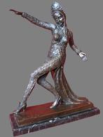 Art Nouveau: bronzen beeld Claude Mirval., Antiek en Kunst, Ophalen, Brons
