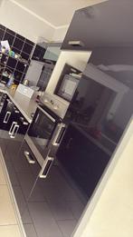 Cuisine, Huis en Inrichting, Keuken | Complete keukens, Ophalen, Zwart, Hoekkeuken, Kunststof