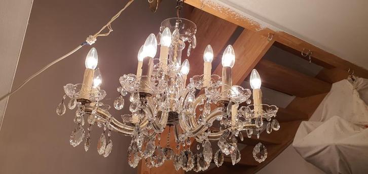 kristallen en antieke luster, Antiek en Kunst, Antiek | Glaswerk en Kristal, Ophalen