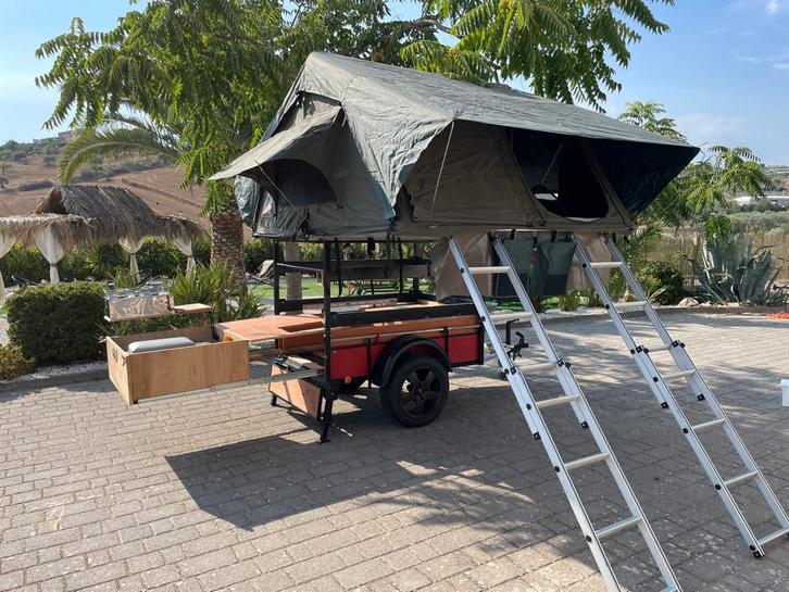 Remorque camping car moins -750kg, Auto diversen, Aanhangers en Bagagewagens, Gebruikt, Ophalen of Verzenden