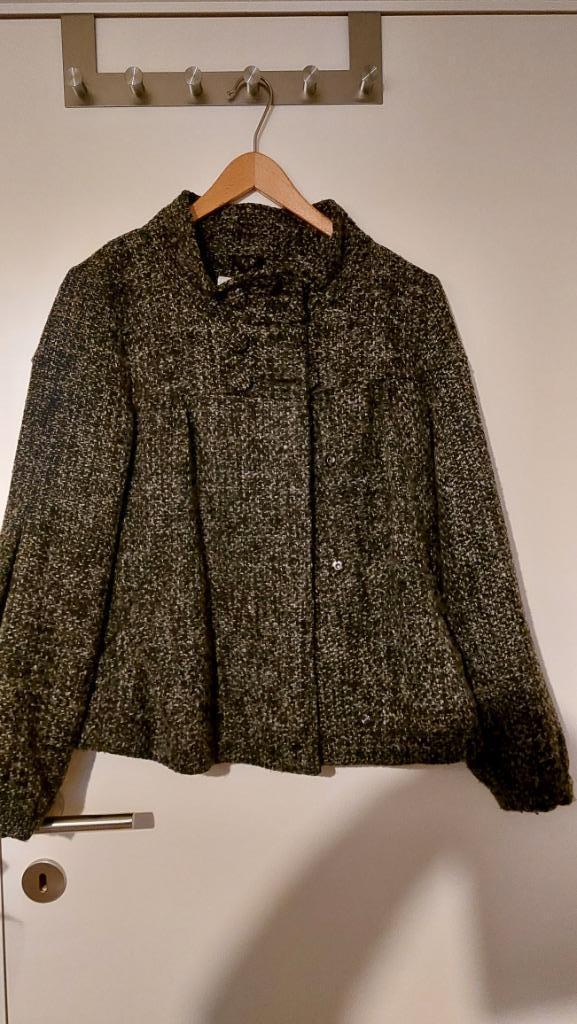 Mooie damesjas, Kleding | Dames, Jassen | Winter, Zo goed als nieuw, Maat 38/40 (M), Grijs, Ophalen of Verzenden