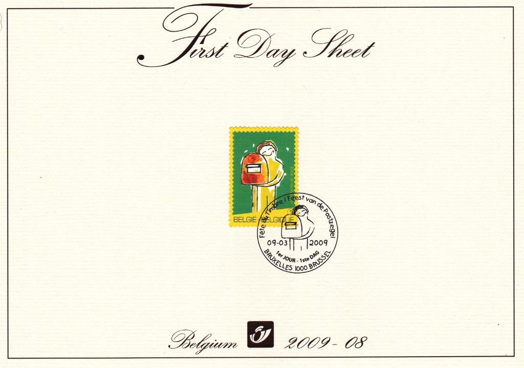 Année 2009 : FDS 2009-08 - 3886 - Fête du timbre, Enlèvement ou Envoi
