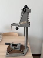 Woolcraft boorstandaard + bankschroef, Doe-het-zelf en Bouw, Gereedschap | Boormachines, Ophalen, Zo goed als nieuw