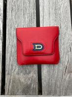 Delvaux rode portemonnee diabolo model PM, Handtassen en Accessoires, Portemonnees, Ophalen of Verzenden, Gebruikt, Rood