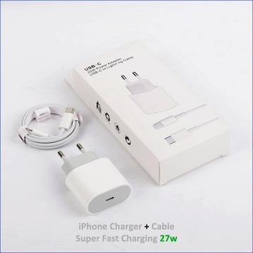 Chargeur Apple iPhone+iPad + Câble 27w - Chargement ultra ra