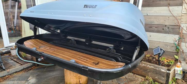 Pack Thule–Coffre Pacific 200+Clamp 7105 + barres Evo_ski, Autos : Divers, Coffres de toit, Enlèvement