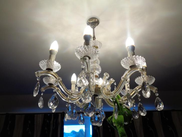 kroonluster, Huis en Inrichting, Lampen | Kroonluchters, Gebruikt, Ophalen