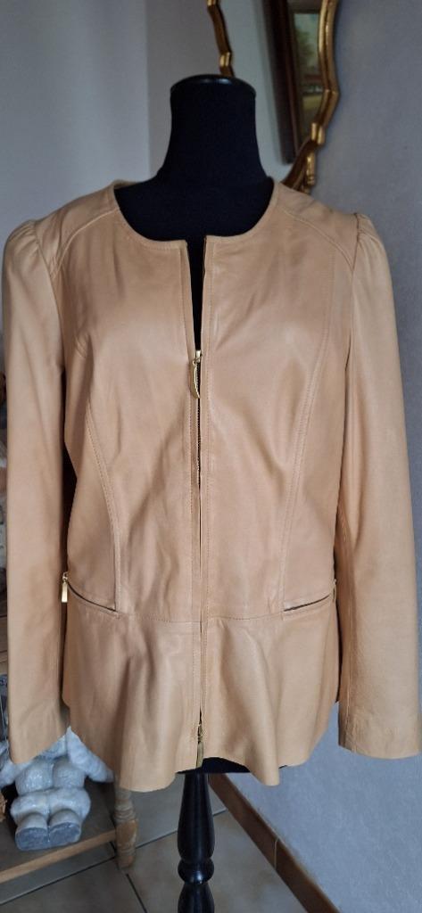 Caroline Biss vest in soepel leder maat 40, Kleding | Dames, Jassen | Zomer, Zo goed als nieuw, Maat 38/40 (M), Verzenden