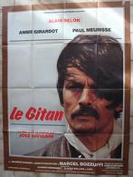 filmaffiche Alain Delon Le gitan Franse filmposter XL, Deurposter of groter, Ophalen of Verzenden, Film en Tv, Rechthoekig Staand