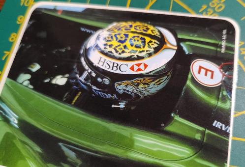 Sticker F1 Jaguar Racing Eddie Irvine 2000 helm, Collections, Autocollants, Enlèvement ou Envoi