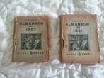 Almanach kalender 1952 snoeks, Ophalen of Verzenden, Jaarkalender, Gebruikt
