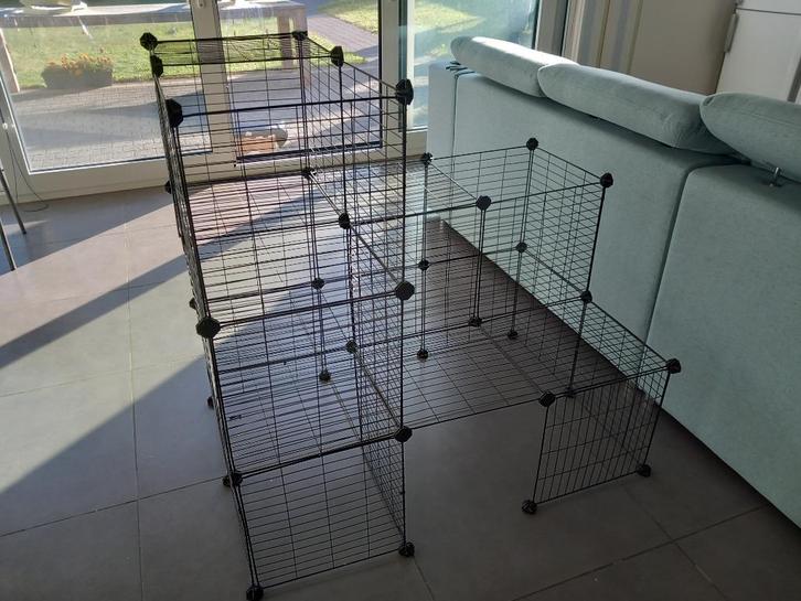 Konijnen - ren, Dieren en Toebehoren, Knaagdieren en Konijnen | Hokken en Kooien, Zo goed als nieuw, Ren, 90 cm of meer, 75 tot 110 cm