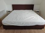 Boxspring bruine stof 180x200, Huis en Inrichting, Ophalen, Bruin
