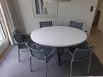 Stoelen (5) en ovaal tafel., Maison & Meubles, Tables | Tables à manger, Ovale, Enlèvement