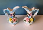 Vintage decoratie kanvazen, Ophalen of Verzenden, Gebruikt, Blauw, Aardewerk of Porselein