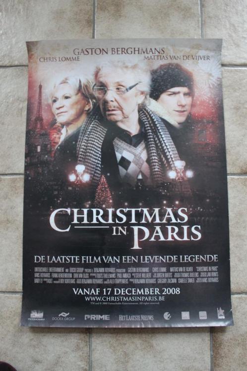 filmaffiche Gaston Bergmans Chrismas In Paris filmposter, Verzamelen, Posters, Zo goed als nieuw, Film en Tv, A1 t/m A3, Rechthoekig Staand