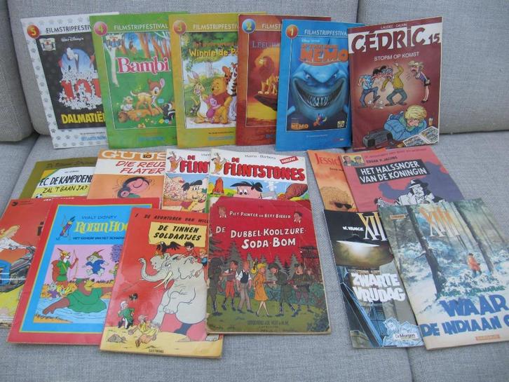 Lot van 18 stripverhalen (Piet Pienter, Flintstones, ...), Boeken, Stripverhalen, Gelezen, Ophalen of Verzenden