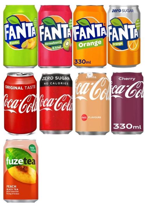 cola, fanta, sprite ice tea tray 24st goedkoopste BE, Diversen, Levensmiddelen, Ophalen of Verzenden