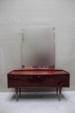 Vintage mahoniehouten kaptafel, Ophalen