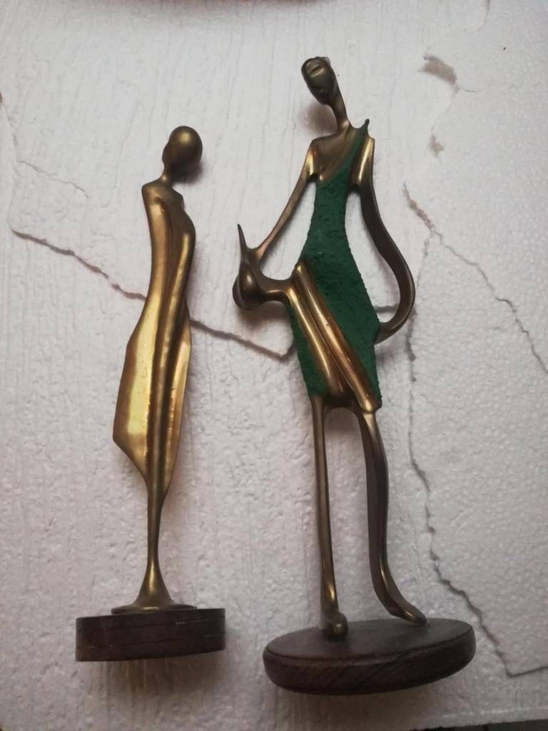 2 figurines ethniques, Antiquités & Art, Art | Art non-occidental, Enlèvement ou Envoi