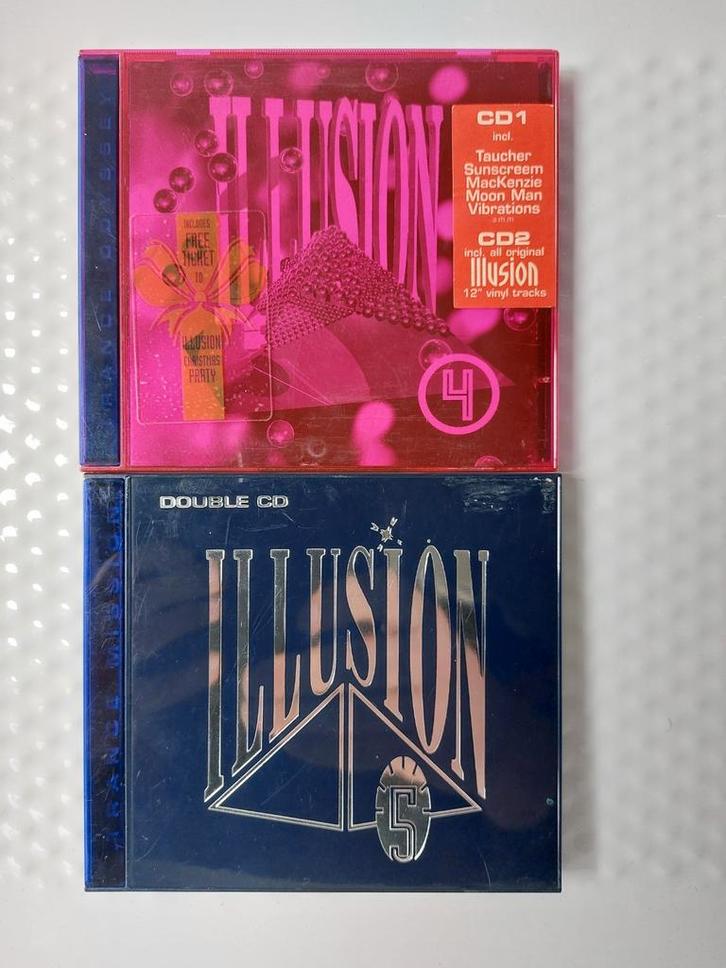 ILLUSION 4 + ILLUSION 5, Cd's en Dvd's, Cd's | Dance en House, Verzenden
