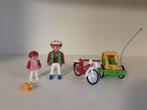 PLaymobil mama met fiets en kar, Ophalen of Verzenden, Zo goed als nieuw, Complete set
