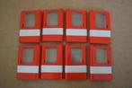Lot de 8 portes de train Lego rouges à rayures blanches, Envoi, Comme neuf, Briques en vrac, Lego