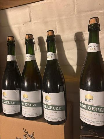 4 flessen Megablend 2015 oude geuze beschikbaar voor biedingen