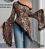 Blouse léopard, Enlèvement ou Envoi, Neuf, Taille 38/40 (M), Brun
