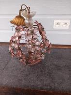 Glazen Luster met 1 lamp, Ophalen, Zo goed als nieuw, Glas