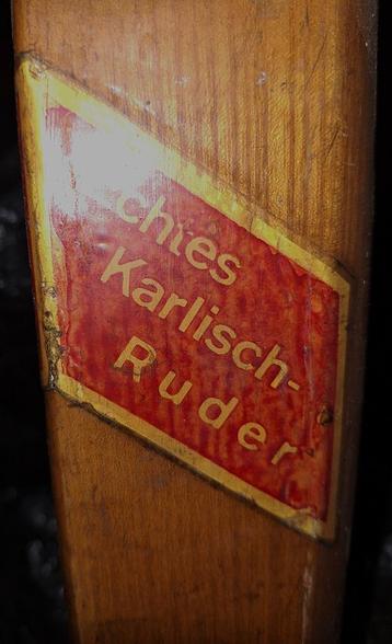 Roeiriemen (roeispanen) peddels authentiek hout type 'Macon' beschikbaar voor biedingen