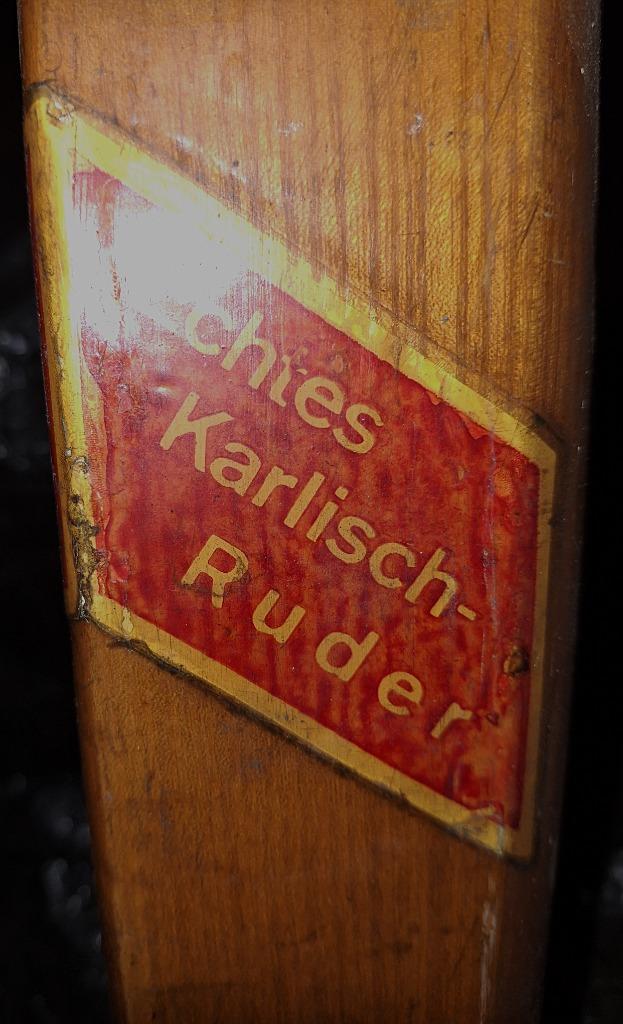 Roeiriemen (roeispanen) peddels authentiek hout type 'Macon', Antiquités & Art, Curiosités & Brocante, Enlèvement