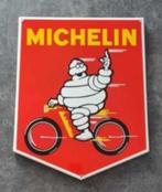 Michelin banden reclame emaillen bord garage showroom retro, Verzamelen, Ophalen of Verzenden, Zo goed als nieuw, Reclamebord