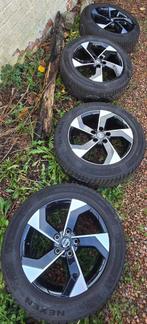 4 jantes 17 pouces 7x17 5x114.3 ET40 avec pneus hiver montés, Autos : Pièces & Accessoires, Pneus & Jantes, Véhicule de tourisme