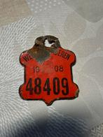 Nummerplaat anno 1908, Antiek en Kunst, Ophalen