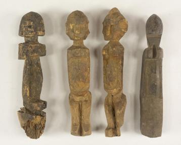 Art Africain - 4 anciennes statuettes Dogon - Mali