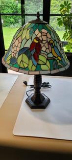 zeer mooi grote tiffany lamp papegaai, Verzenden