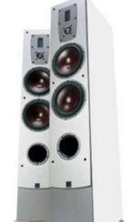 DALI Ikon 6 White Gloss High-End vloerstaande luidsprekers, Ophalen of Verzenden, Zo goed als nieuw, Front, Rear of Stereo speakers