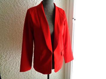 Veste blazer rouge neuve taille 36/38 beschikbaar voor biedingen