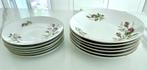 Set van 12 vintage Borden Bavaria 6 diep en 6 plat, Antiek en Kunst, Ophalen of Verzenden