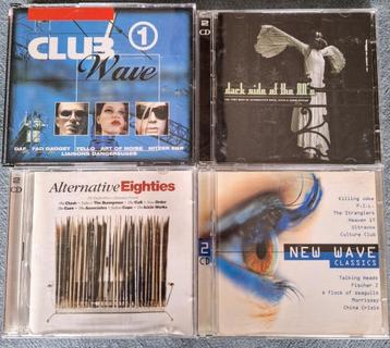4 compilatiecd's - eighties New wave beschikbaar voor biedingen