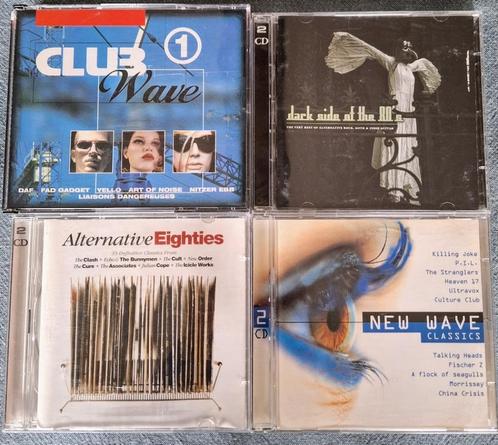 4 compilatiecd's - eighties New wave, Cd's en Dvd's, Cd's | Rock, Gebruikt, Alternative, Ophalen