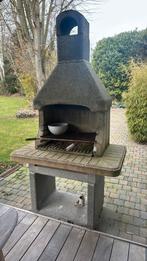 Stenen bbq in gebruikte staat, Tuin en Terras, Ophalen, Zo goed als nieuw